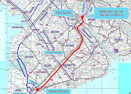 Xây Cao tốc Cần Thơ – Cà Mau giai đoạn 2021 – 2025