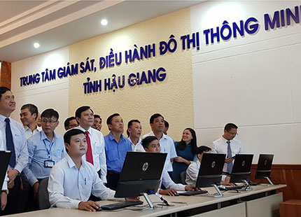 Hậu Giang công bố Trung Tâm Giám Sát, Điều Hành Đô Thị Thông Minh