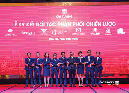 Cát Tường Group ký kết phân phối chiến lược với 8 đối tác đánh dấu chương phát triển mới