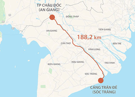 Đề xuất giao 4 địa phương xây cao tốc trục ngang miền Tây