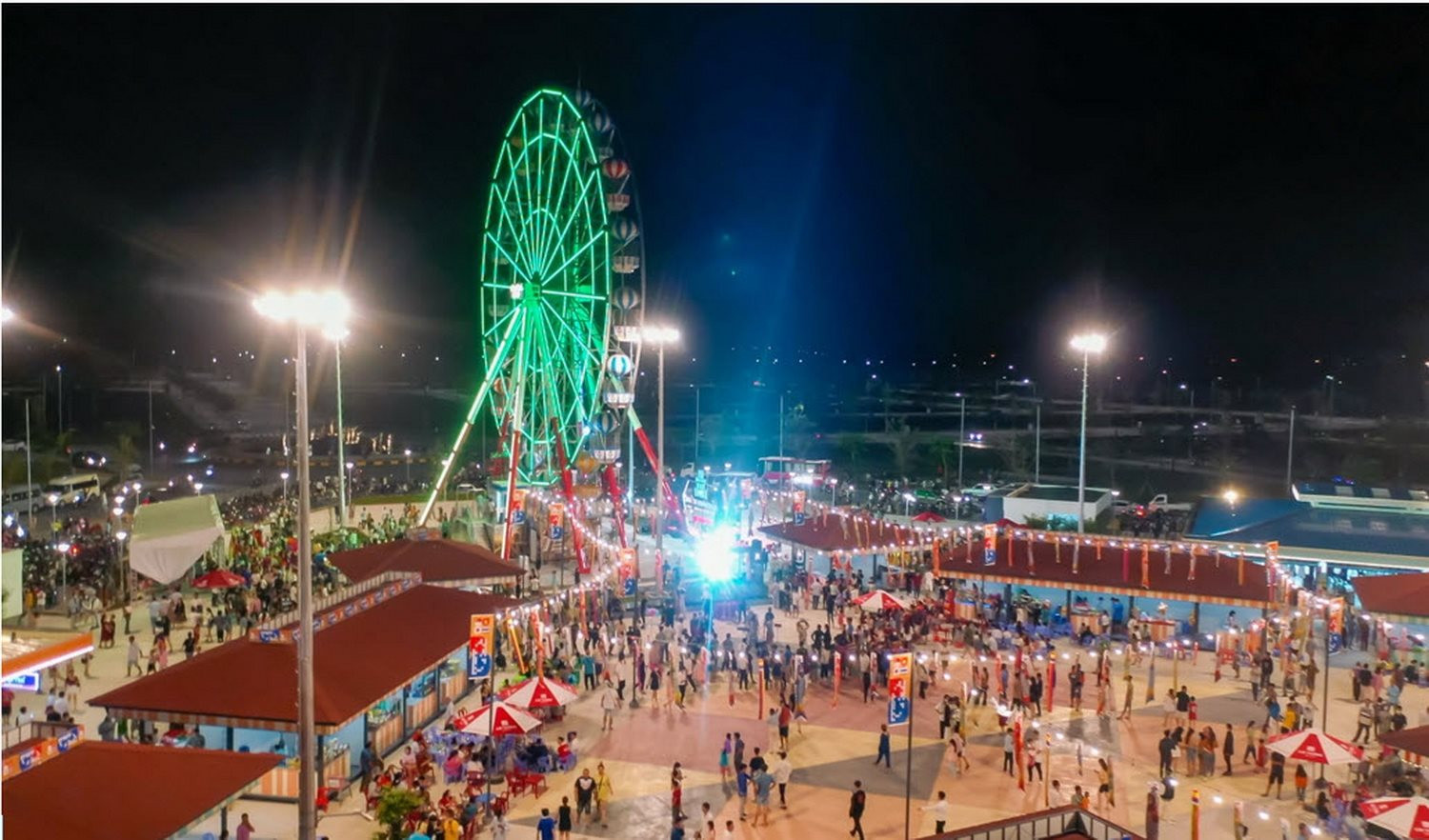 Khu chợ đêm Bến Thành Asia thành công trở thành tâm điểm vui chơi - giải trí về đêm hút khách bậc nhất Hậu Giang