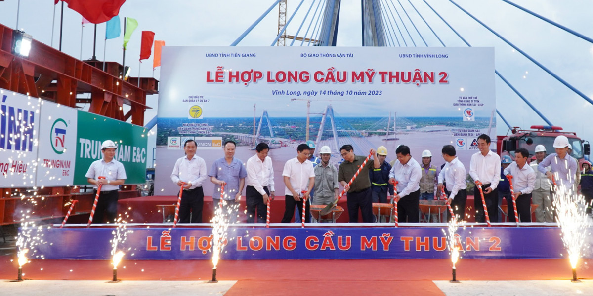 lễ hợp long cầu Mỹ Thuận 2