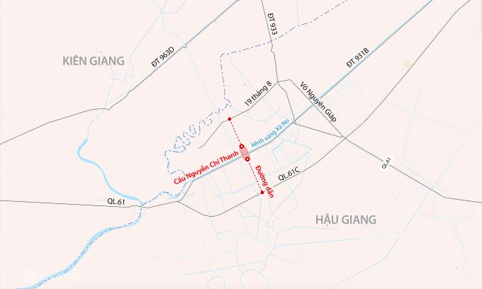 cầu Nguyễn Chí Thanh | kênh xáng Xà No